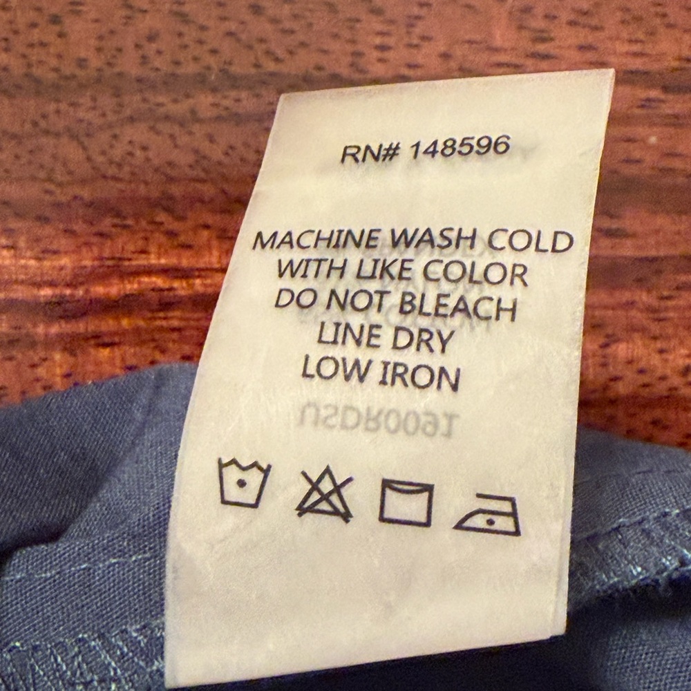 Universal Standard Asymmetric Shirtdress Cotton Blend Teal Medium 18-20 EUC - Picture 9 of 13